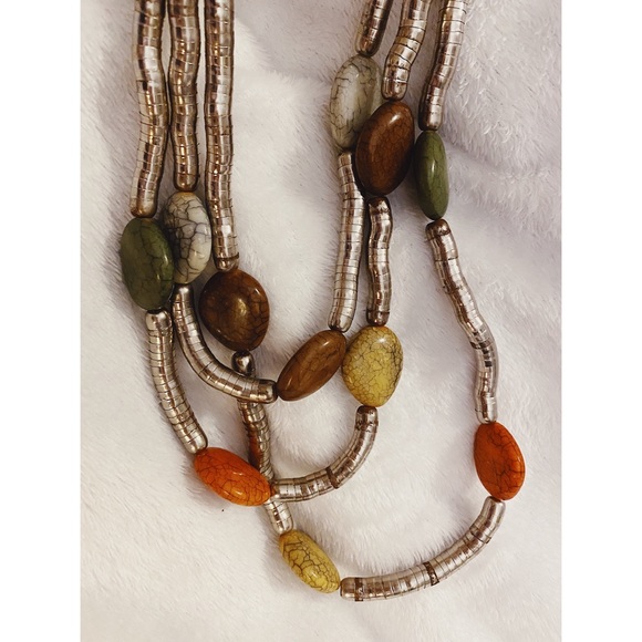 Huge Vintage Boho Statement Necklace - Picture 6 of 7